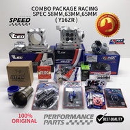 COMBO LEO (Y16ZR) RACING SPEC 58M, 63MM, 65MM HEAD CNC PORTING (COMBO Y16ZR)