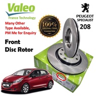 Valeo Peugeot 208 Front Brake Disc Rotor & Brake Pad Set