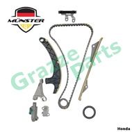 (9pc) Münster Timing Chain Kit Set 14401-59B-003 for Honda HRV HR-V 1.5 RU1 Turbo Accord 1.5 TVE Tur