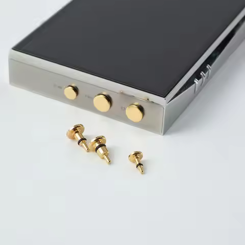 Gold-plated Brass Headphone Jack Dust Plug for iRiver SP3000T SP3000 SP3000M for iBasso for Sony NW-