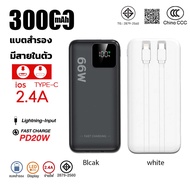 [รับประกัน1ปี] Chine CCC RAMAX ของแท้ 100% Powerbank ชาร์จเร็ว 20000mAh 30000mAh ชาร์จ 2.4A QC3.0 PD