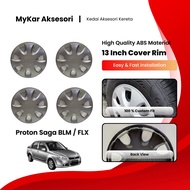 4pcs Proton Saga BLM/FLX 13" Inch ABS Wheel Cover Rim Center Hub Caps