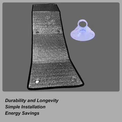 Double-sided Aluminum Foil Thermal Insulation Film RV Window Insulation Film Auto Insulation Heat Sh