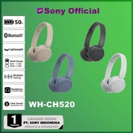 sony WH-CH520 WHCH520 CH 520 Wireless Bluetooth On Ear Headphones - Black