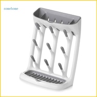 SOME Infant Feeding Accessories Dry Rack Efficient Drainage Stackable Design Storage Shelf gor Bottl