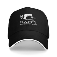 My 1911 Makes Me Happy You Not So Much Gun Rights Hipster Printed Funny Baseball Cap