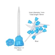 Alice dental // mixing tip blue biru 1:1 / tips gigi temporary crown