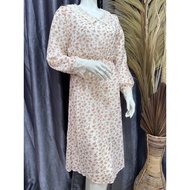 Dress tunik import sifon motif bunga