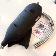 ท่อไอเสีย ผ่าหมก จ่าเฉย NK Racing มี มอก. สำหรับ Vespa Sprint, Primavera, LX125 (วิ่งผ่านจ่า จ่าจะเฉ