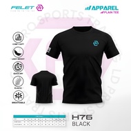 FELET Shirt Round Neck H76 Silicone 3D Logo (6 COLORS)