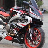 For Aprilia RS 660 RS660 Motorcycle Side Fuel Tank pad Tank Pad Protector Stickers Decal Traction Pa