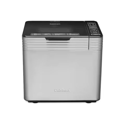 Bread Maker Machine for home baking, stainless steel body, silver color, 16 menu options, 3 loaf siz