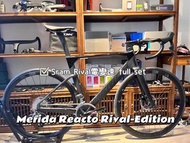 🎉全新特價現貨🎉Merida Reacto Rival-Edition carbon disc roadbike 公路車 Sram RIval 電子變速 油壓碟煞 碳纖維全內走線破風車架