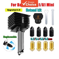 【HOT】  Upgrade 2.0 Hotend For Bambu Lab A1 Nozzle For Bambu Lab A1 Mini Nozzle Kit Hardened Steel No
