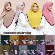 qeysa hijab/ bergo safira list 162 qeysa/ bergo s/ Khimar s