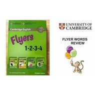 Flyers book set printed 1-2-3-4 + Flyers vocabulary notebook