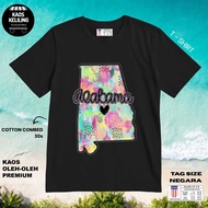 ALABAMA SOUVENIR T-SHIRT 8 WITH HANG PREMIUMTAG MADE IN 30S COTTON PREMIUM SOUVENIR GIFT