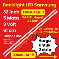MATA BACKLIGHT LED TV SAMSUNG 32 INCH 5 EYES 3 VOLT 61 CM UA32N4001AK UA32N4003AK UA 32N4001AK UA 32