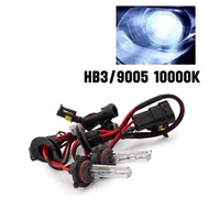 PL AUTO ชุดหลอดไฟหน้ารถยนต์ XENON HID 35W ชุด1คู่ มีขั้วHB3/9005 มีค่าสี 4300K 6000K 8000K 10000K 12