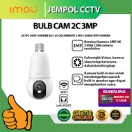 IMOU BULB CAM 2C 3MP 2K IPC-S6DP-3H0WEB-E27-2C COLORVU 2 WAY AUDIO WIFI CAMERA FREE MICRO SD 512GB