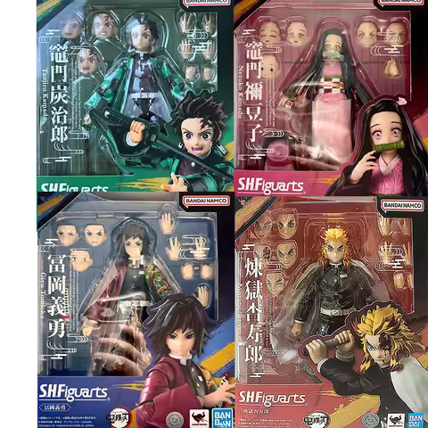 Bandai SHF Demon Slayer: Knife Slayer Tanjiro Nezuko Tomooka Yoshiyoshi Purgatory Apricot Rouki Kiwa