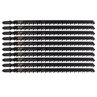 10 Pcs T744D 180mm Jigsaw Blades for Wood Cutting – Precision Curved & Straight Cuts for Wood Plywoo