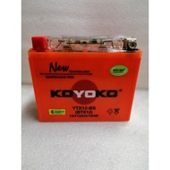 BATTERY KOYOKO YTX12-BS NANOGEL MAINTENANCE FREE TAHUN2021