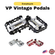 VP Vintage Pedal Set 9/16 Alloy Bicycle Pedal 1 pair Lightweight Pedal for 20" to 29" Basikal