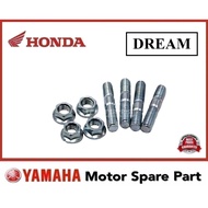 HONDA DREAM REAR SPROCKET BOLT SET BELAKANG SPOCKET SCREW NUT SET EX5DREAM EX5-DREAM EX5 DREAM HONDA