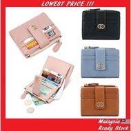 New Luxury Women Short Wallet Lady Purse with Card Holder mini wanita dompet perempuan