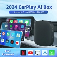 Acodo  CarPlay Ai Tv Box A133 4 Core 2+16GB/ 2+32GB Android 10.0 Support Netflix YouTube Wireless Android Auto For Wired Carplay Cars