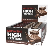 Musashi High Protein Bar Milk Chocolate Brownie 90g (Box of 12)