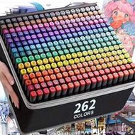 [36/48/80/120/168/204 Pcs] Dual-Tip Permanent Colored Markers, Oil-Based Markers, Highlighters, Suit