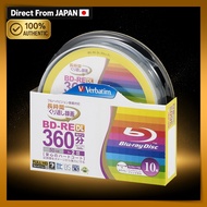 Verbatim BD-RE DL 50GB Rewritable Blu-ray Disc 10pcs Printable VBE260NP10SV1