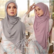 [THE GRANDAHLIA]- ALLEGRA | Semi Instant Shawl Korean Chiffon Flowy Mudah Pakai Broochless Awning Ke