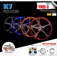 *BUY 1 FREE 3 ~ New Released  K7 Sport Rim MK797 CNC rim Y15 Y15ZR Y125Z RS150 FG505