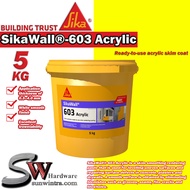 SIKA 5Kg SikaWall - 603 Acrylic Ready-to-use acrylic skim coat Sika Wall 603 SikaWall603