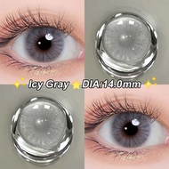 【0.00~-6.00】Magister Contact Lens Nude Brown Natural 14/14.2mm Contacts Lens 2Pcs/Box 6 Months Use O