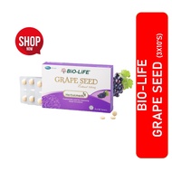 (SHORT EXPIRY) BIO-LIFE HERBALMEDS GRAPE SEED  168MG (3X10'S) EXP : 01/25