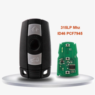 {dfthg} 315/433/868Mhz ID46 PCF7945 Chip Remote Car Key For BMW X5 X6 E60 E61 E90 E70 E71 E87 Z4 E91