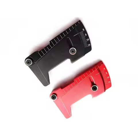 Adjustable Ruler Adjusting RC Car Height & Wheel Rim Camber 15 degrees Hobby Tools CNC For RC Car 1/