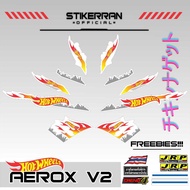 YAMAHA AEROX 155 V2 HOTWHEELS DECALS