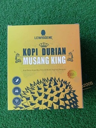 [HALAL] LEWISGENE Premium Durian Coffee Musang King 3in1 Instant Coffee/ Kopi Durian/ 顶级猫山皇榴莲即溶咖啡 ( 