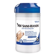 Sani-Hands Instant Hand Sanitizing Wipes - Ethyl Alcohol Wipes with Aloe, Vitamin E - Sanitizer Wipe