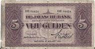 Uang Kuno Seri Coen 5 Gulden 1931