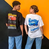 Mcqueen And Sally V2 Couple T-Shirt | Lightning Mcqueen | Couple T-shirt | Long sleeve couple t-shir