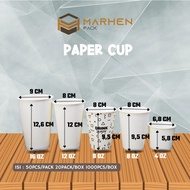 MP - Paper Cup Hot&Cold 4oz 12oz 16oz / Plain Paper Cup / Paper Cup Without Lid / Paper Cup