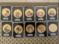 one piece 海賊王 紀念幣 金幣 25週年 盲盒