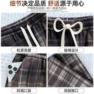 Woolen Fleece Pants - Plaid Design | Autumn/Winter Fashionable Retro Style for Women | Z0P3