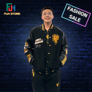 jaket varsity RRQ "THE LEGACY" terbaru tahun 2024 Oversize XXXXL XXXL XXXXXL 2XL 3XL VARSITY JACKET